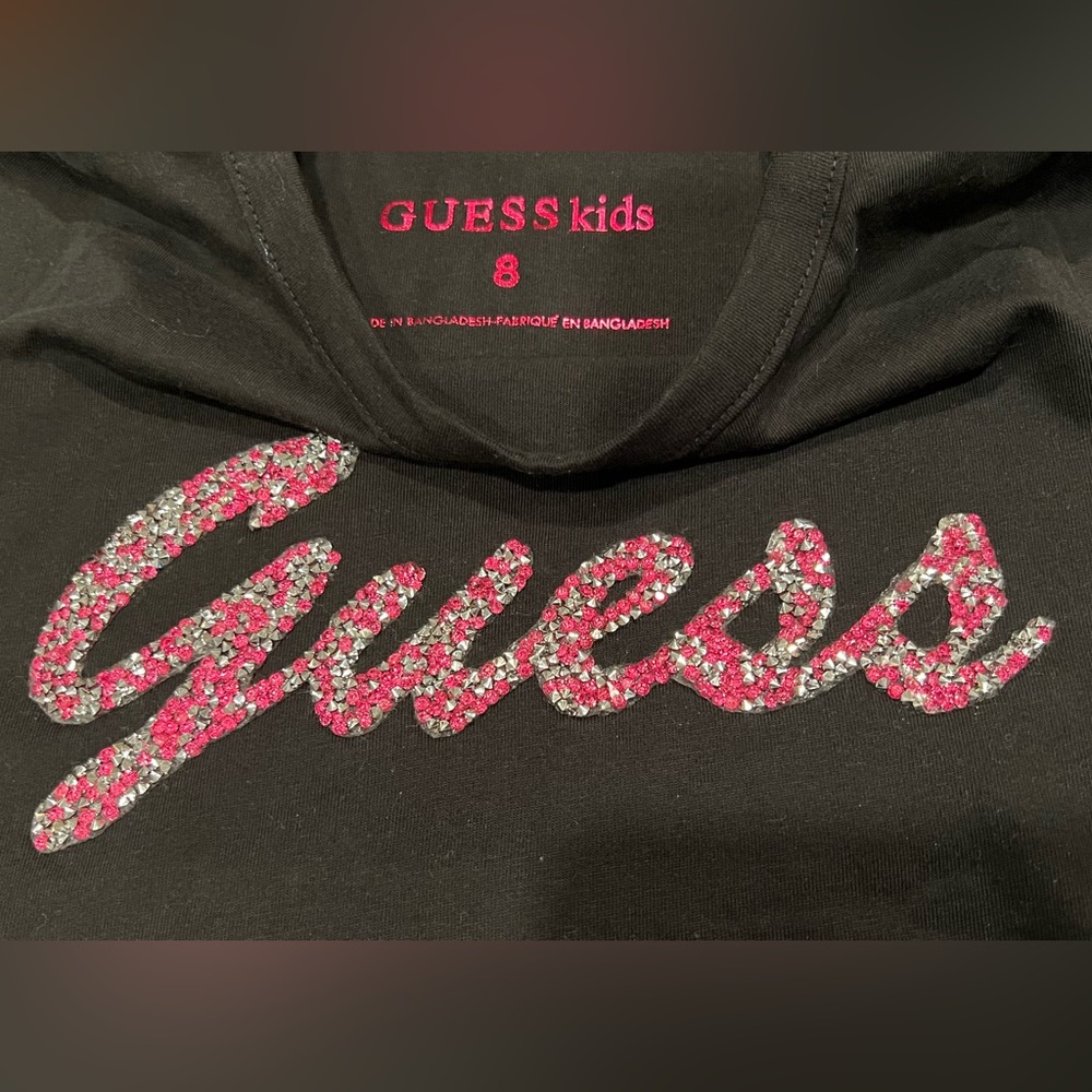 GUESS Rhinestones Logo Tee